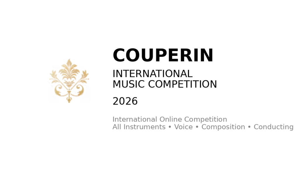 Couperin International Music Competition 2026