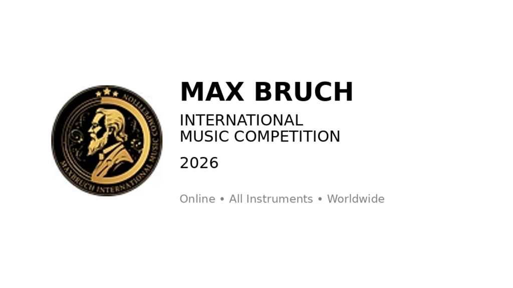 Max Bruch International Music Competition 2026