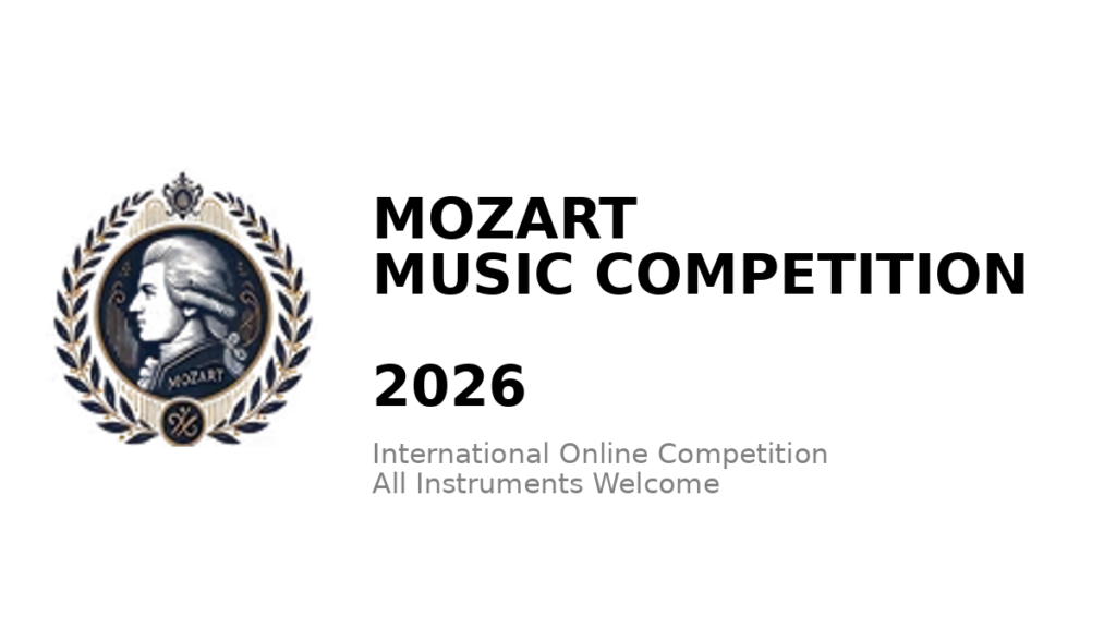 Mozart Music Competition 2026 – International Online Music Competition