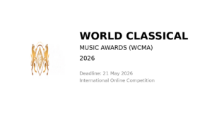(WCMA) Online Music Competition – 2026