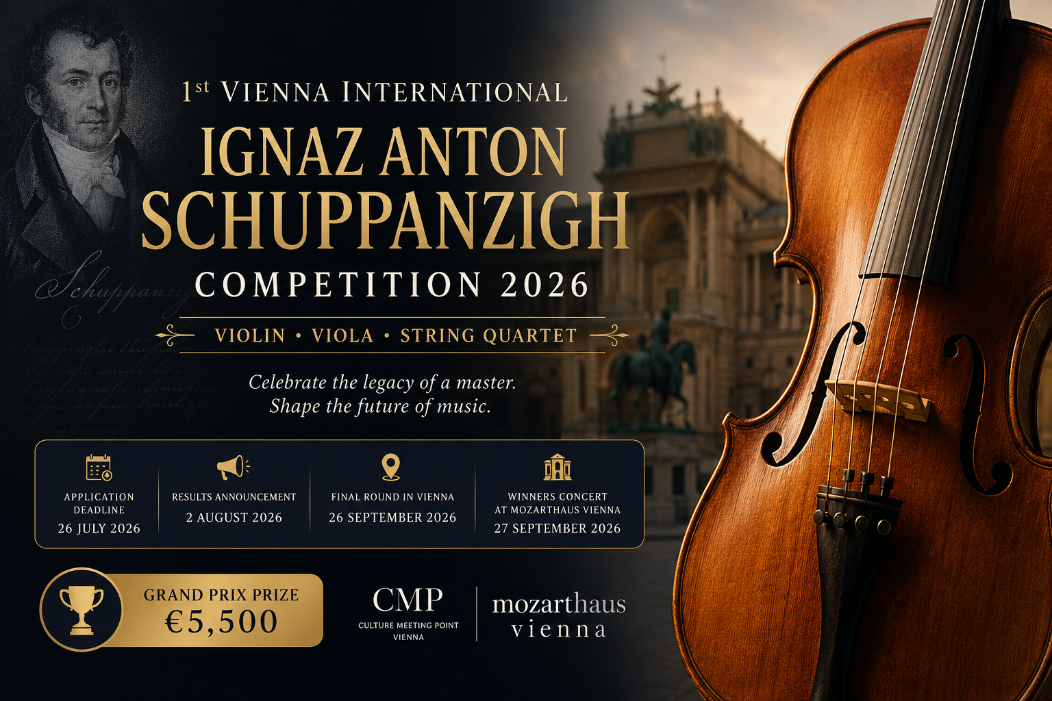 Vienna International Competition 2026 Ignaz Anton Schuppanzigh